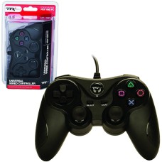 TTX PlayStation 3 Wired USB Controller - Black TTX PlayStation 3 Wired USB Controller - Black